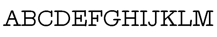 Font 140 Font UPPERCASE
