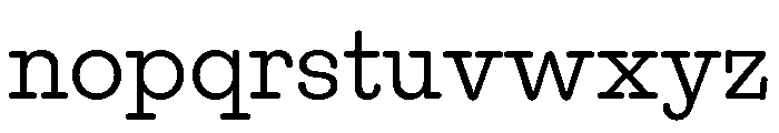 Font 140 Font LOWERCASE