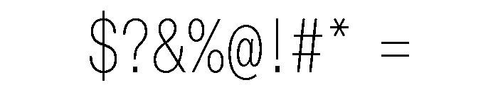 Font 1426 Font OTHER CHARS