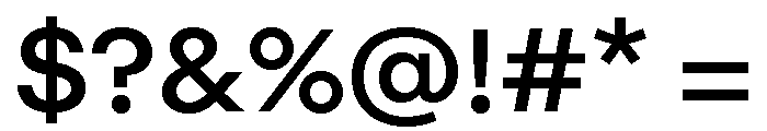 Font 1430 Font OTHER CHARS