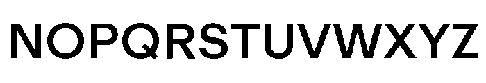Font 1430 Font UPPERCASE