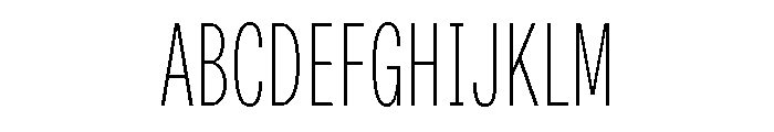 Font 1431 Font UPPERCASE