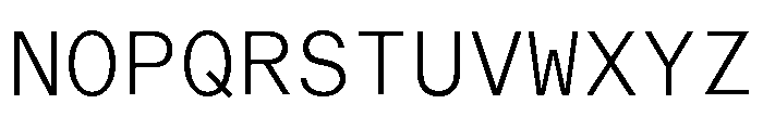 Font 1442 Font UPPERCASE
