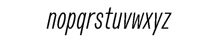 Font 1443 Font LOWERCASE