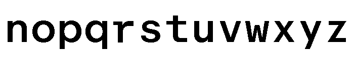 Font 144 Font LOWERCASE