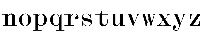 Font 14 Font LOWERCASE