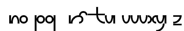 Font 152 Font LOWERCASE