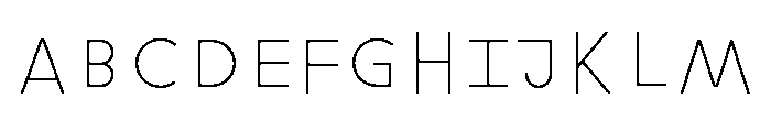 Font 154 Font UPPERCASE