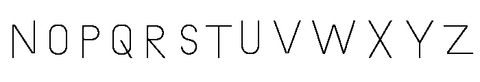 Font 154 Font LOWERCASE