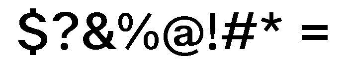 Font 155 Font OTHER CHARS