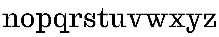Font 159 Font LOWERCASE