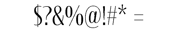 Font 161 Font OTHER CHARS