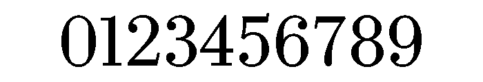 Font 166 Font OTHER CHARS