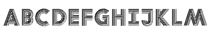Font 168 Font UPPERCASE