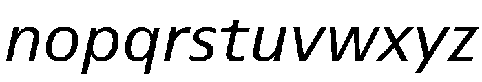 Font 169 Font LOWERCASE