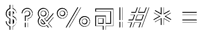 Font 171 Font OTHER CHARS