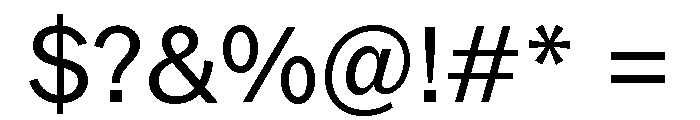 Font 178 Font OTHER CHARS
