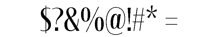 Font 198 Font OTHER CHARS