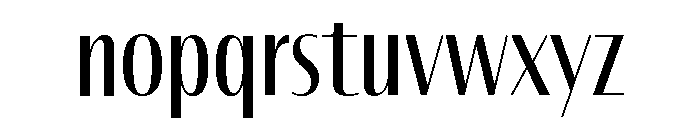 Font 198 Font LOWERCASE
