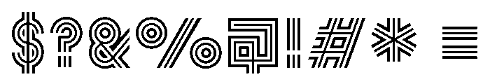 Font 204 Font OTHER CHARS