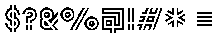 Font 212 Font OTHER CHARS