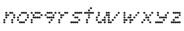 Font 214 Font LOWERCASE