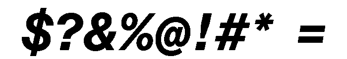 Font 221 Font OTHER CHARS