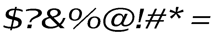 Font 226 Font OTHER CHARS