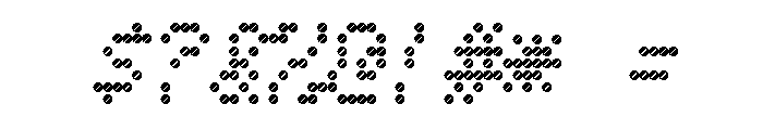Font 227 Font OTHER CHARS