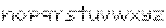 Font 228 Font LOWERCASE