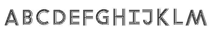 Font 231 Font UPPERCASE