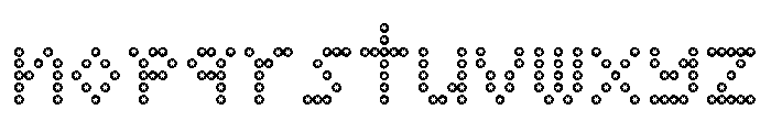 Font 235 Font LOWERCASE