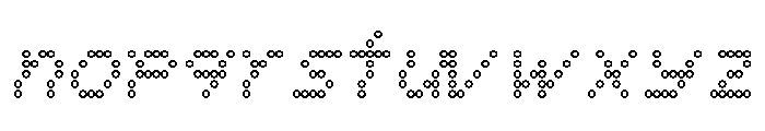 Font 237 Font LOWERCASE