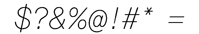 Font 240 Font OTHER CHARS