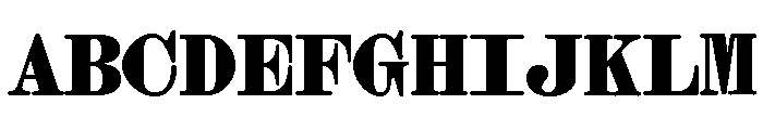 Font 243 Font UPPERCASE