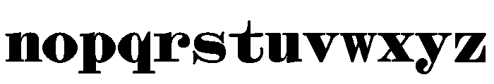 Font 243 Font LOWERCASE