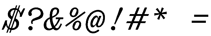 Font 247 Font OTHER CHARS