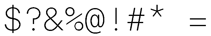 Font 252 Font OTHER CHARS