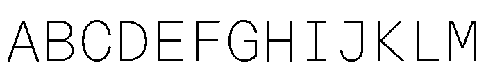 Font 252 Font UPPERCASE