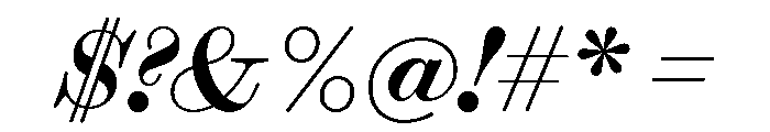 Font 270 Font OTHER CHARS