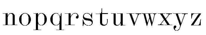Font 274 Font LOWERCASE