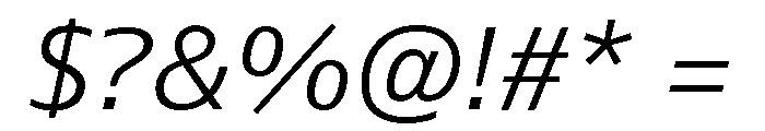 Font 287 Font OTHER CHARS
