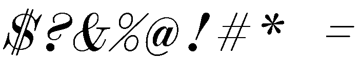 Font 295 Font OTHER CHARS