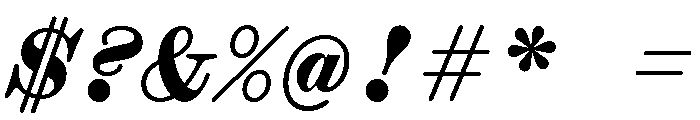 Font 296 Font OTHER CHARS