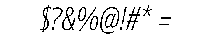 Font 300 Font OTHER CHARS