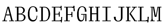 Font 301 Font UPPERCASE