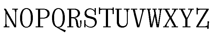 Font 301 Font UPPERCASE