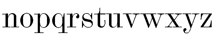 Font 302 Font LOWERCASE