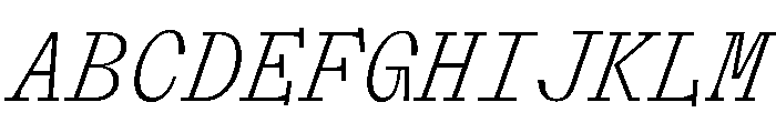 Font 316 Font UPPERCASE