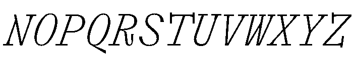 Font 316 Font UPPERCASE